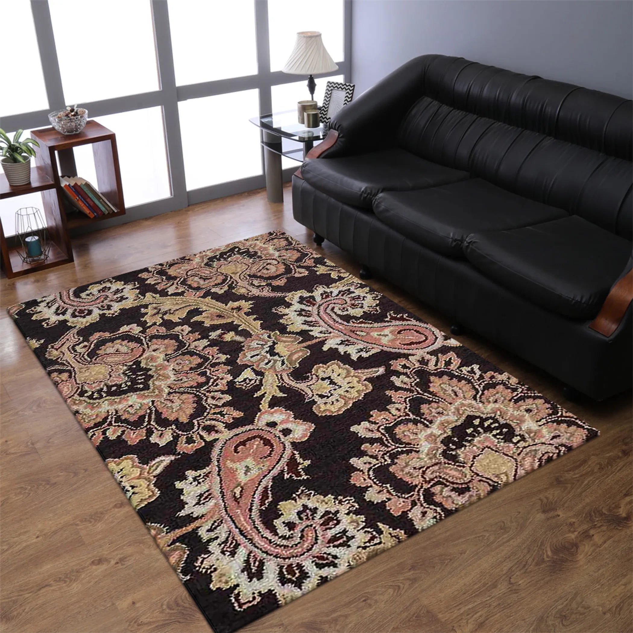 Rugsotic Carpets Hand Tufted Wool Area Rug Floral