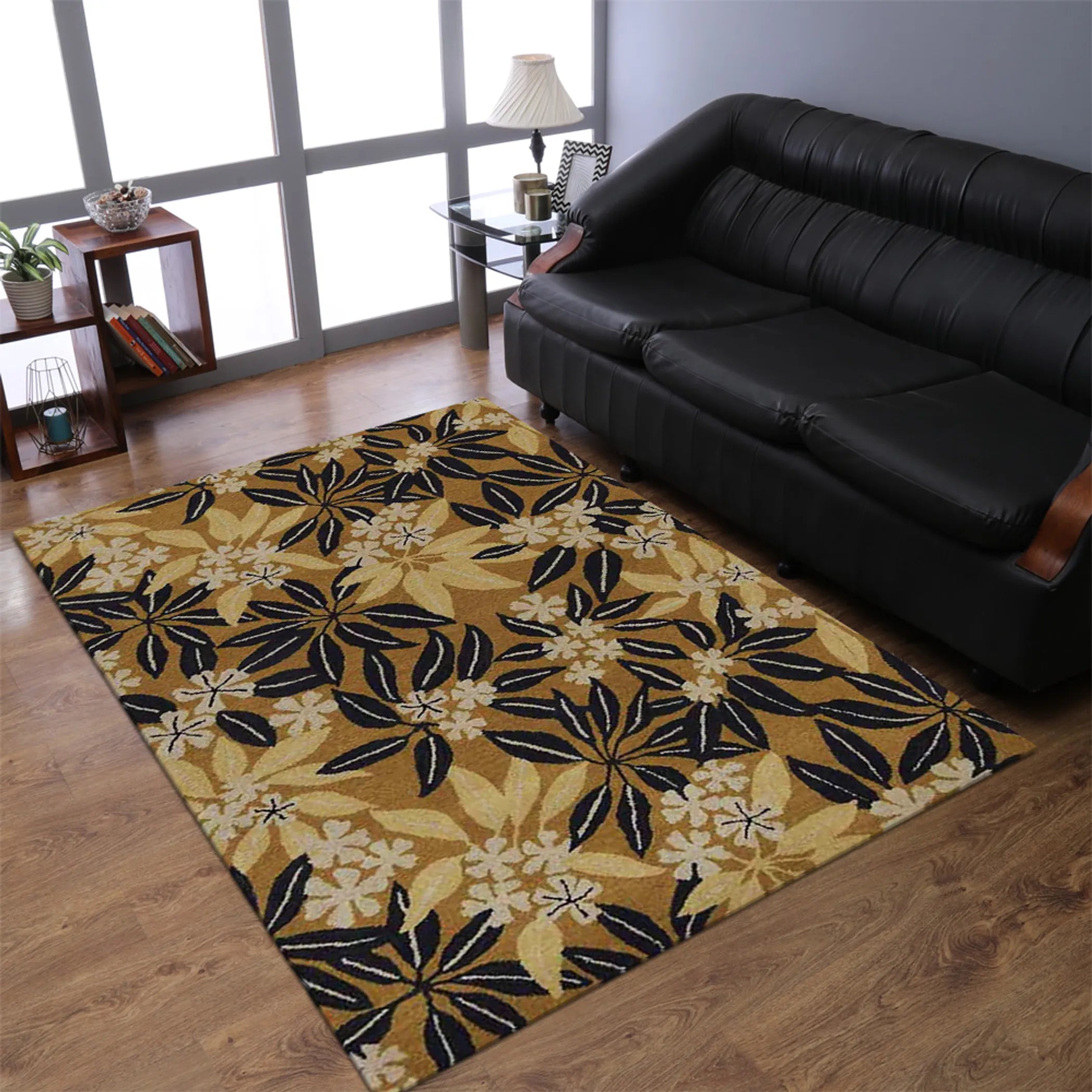 Rugsotic Carpets Hand Tufted Wool Area Rug Floral