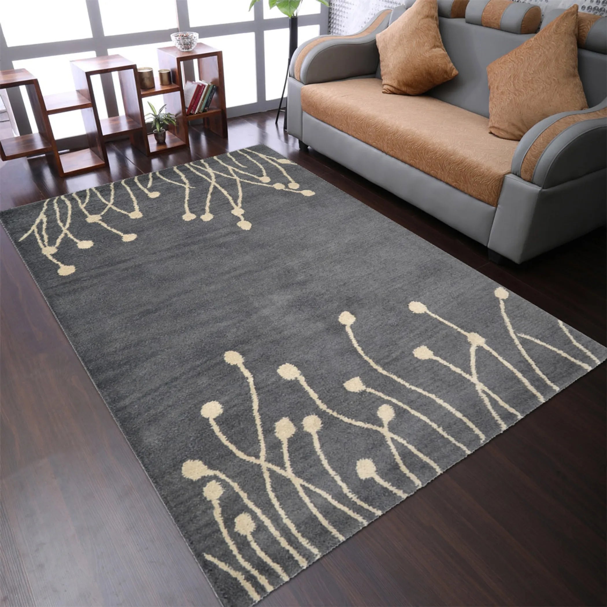 Rugsotic Carpets Hand Tufted Wool Area Rug Floral